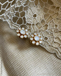 AS-S55170 Silver Flora Studs
