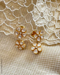 AS-S55172 Silver Flora earring