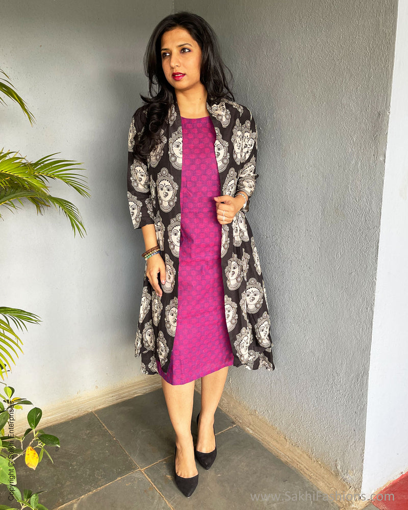 EE-S56216 Black Devi Kalam Jacket