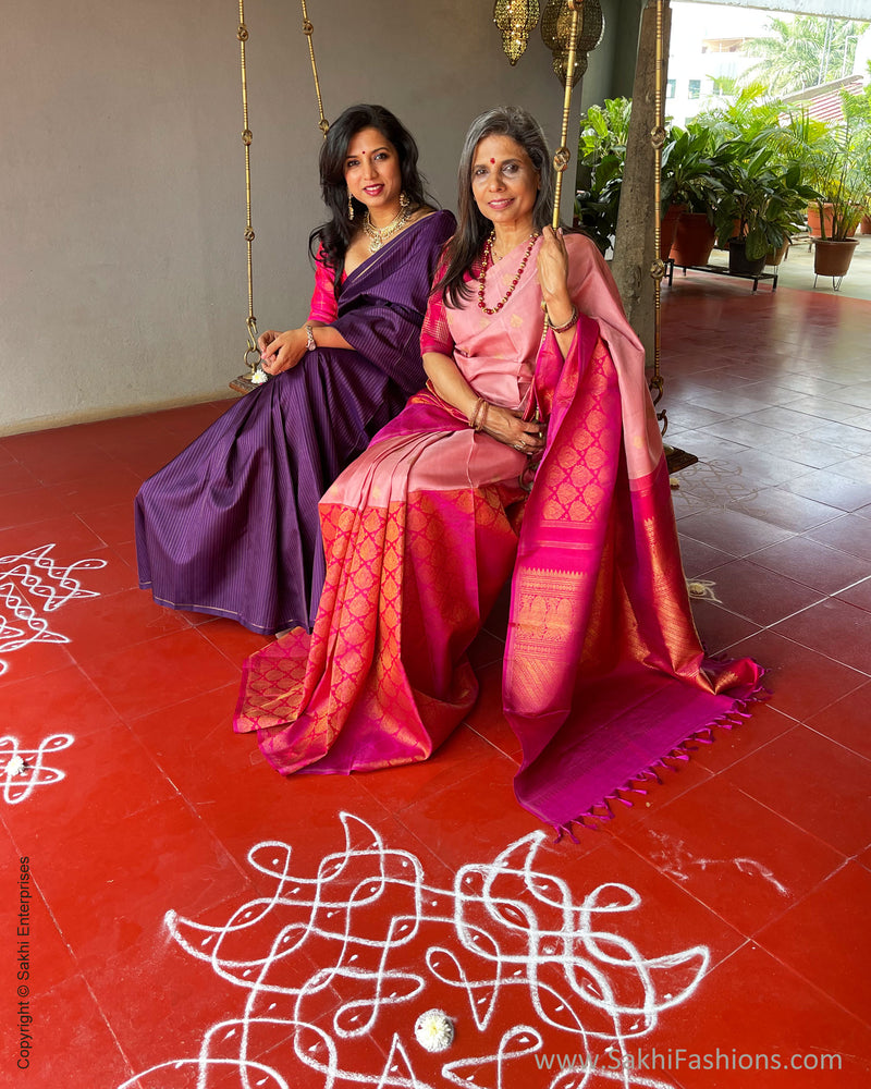 EE-S53741 Pink Kanchi sari