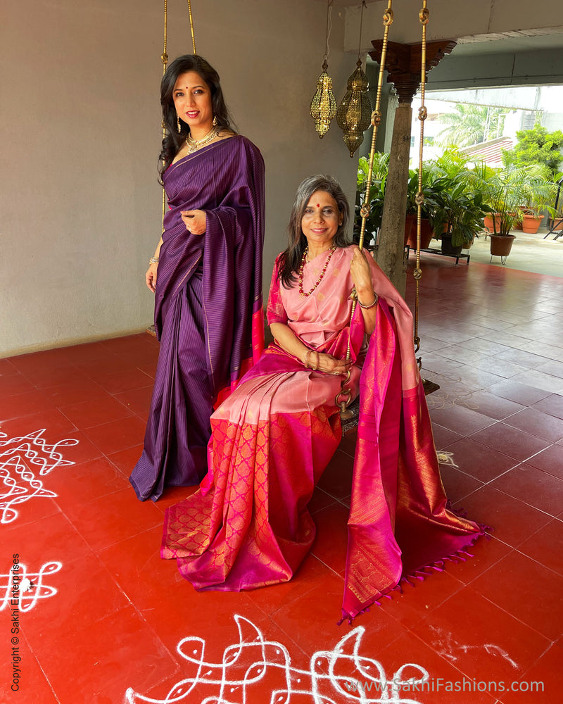 EE-S53741 Pink Kanchi sari