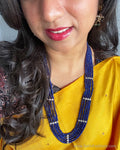 AGDR-10301 - Pure Gold Blue Mala