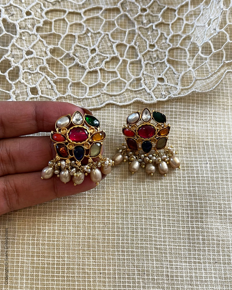 ASDS-57784 Navrathan earring