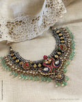 ASDS-57806 Silver Peacock Mala