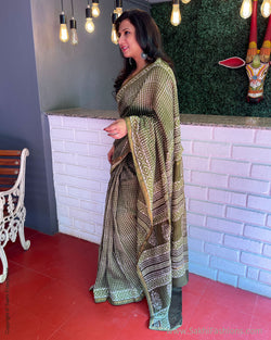EE-S57244 Green Chanderi