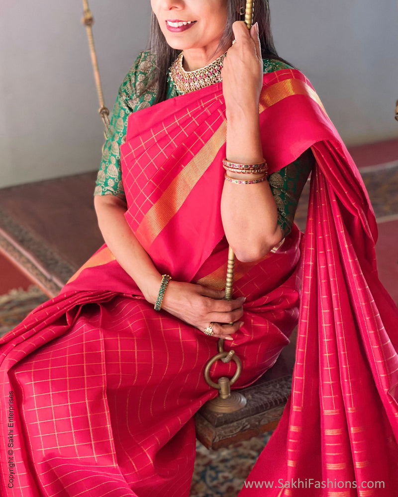 BL-R26671 Green Banarsi RBlouse