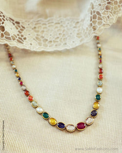 AG-S58715 Navrathan Necklace