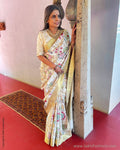 EE-S58773 Cream Kalam Kanchi