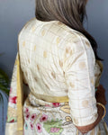 BL-S12255R Cream Kanchi RBlouse
