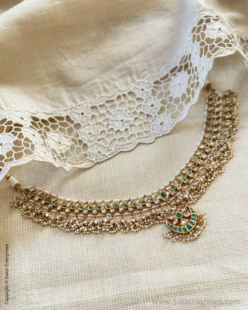 ASDS-57800 Pearl Green Necklace