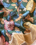 BL-R59725 Green Kalamkari Mangalgiri