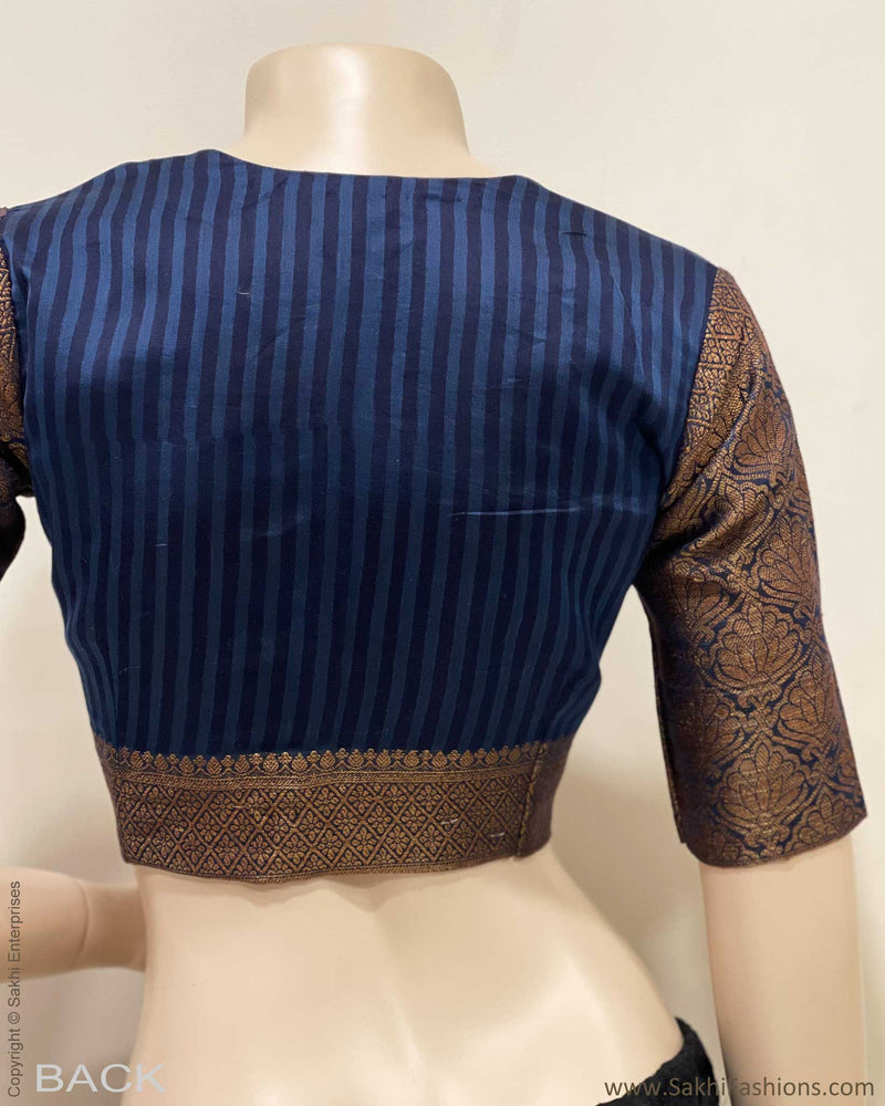 BL-R59609 Blue Indigo Blouse