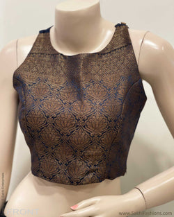 BL-R59610 Blue Indigo Blouse