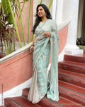 EE-S60080 Tissue Mint Sari