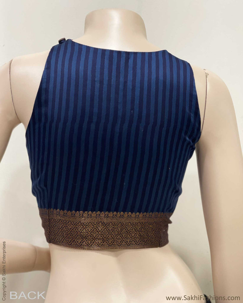 BL-R59610 Blue Indigo Blouse