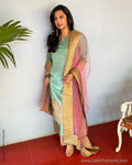EE-V00082 Mint Organza Salwar