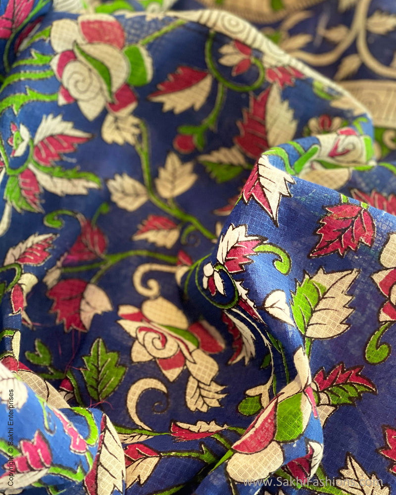 EE-S50172 Peacock Cotton Sari