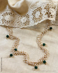 AJ-V00255 Pearl Green Mala