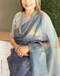 BL-F25516H Grey Chanderi
