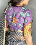 BL-F218132 Lilac Silk Kalamkari