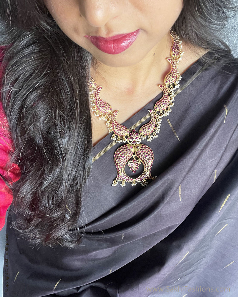 EE-V00482 Black Raindrop Kanchi