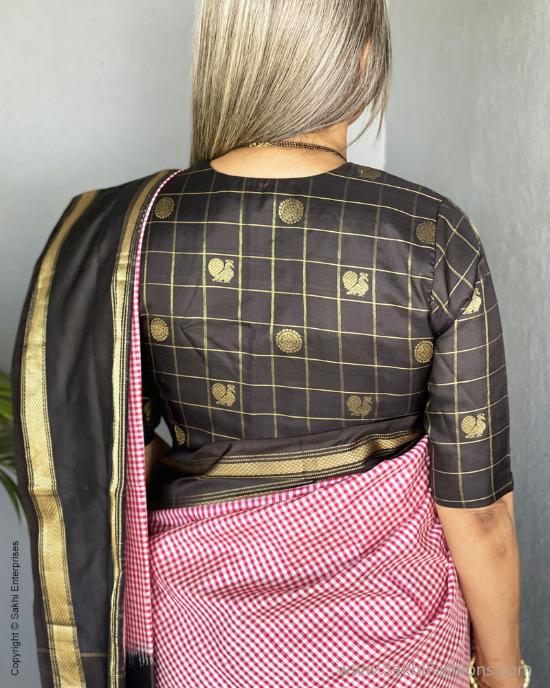EE-V01054 Handwoven Check Ikat