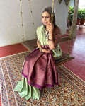 EE-V01033 Mint Green Kanchi