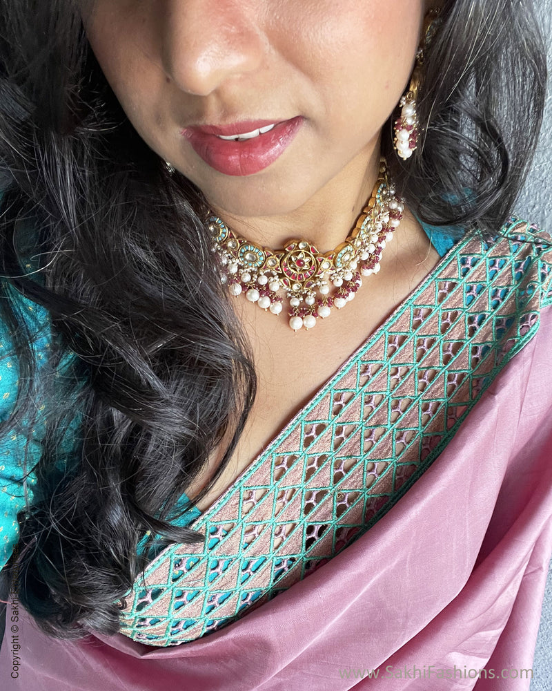 EE-V01031 Kanchi Cutwork Saree
