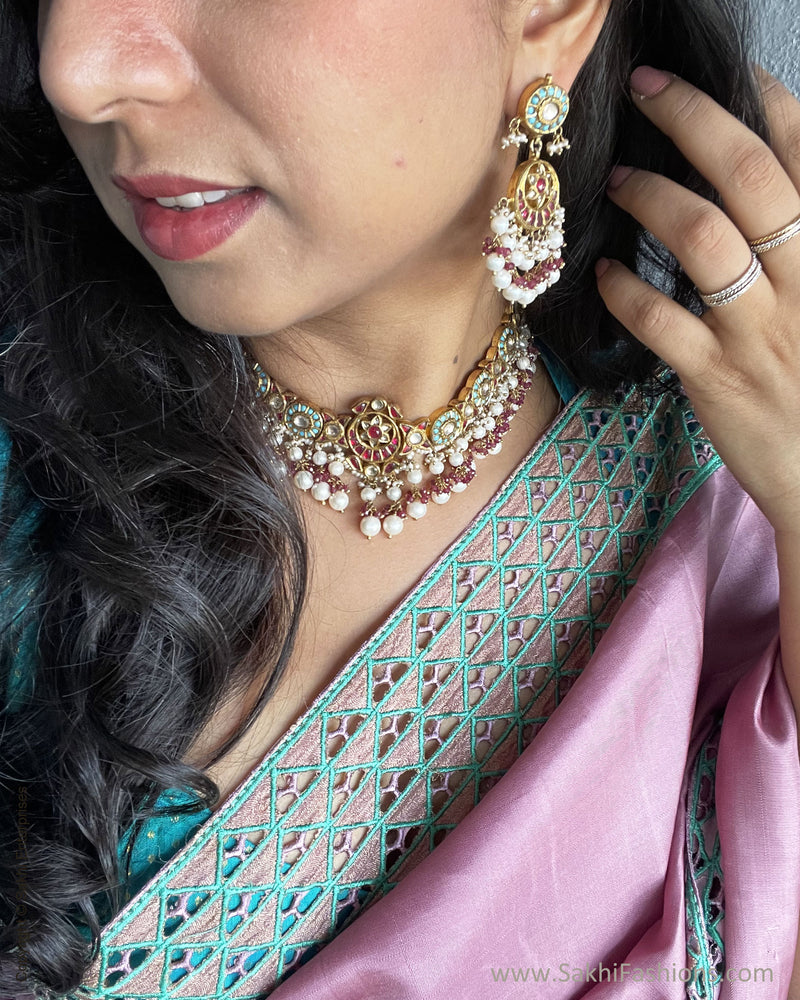 EE-V01031 Kanchi Cutwork Saree