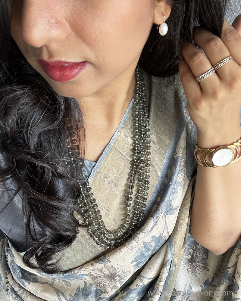 EE-V00989 Floral Tussar Sari