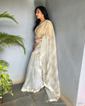 EE-S50644 Silver Gold Maheshwari