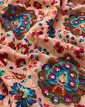 BL-V02012 Peach Velvet BlouseF