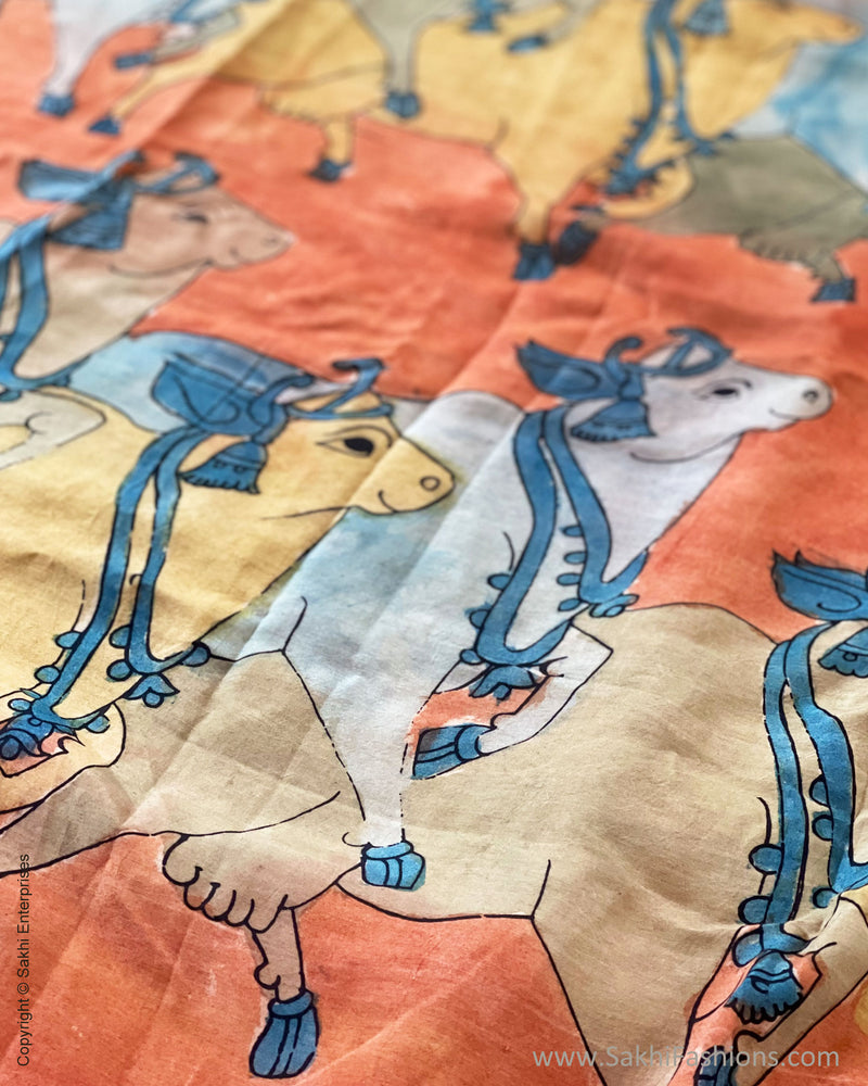 BL-V02540 The Cow Kalamkari