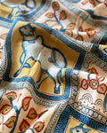 BL-V02537 Silk Cow Kalamkari