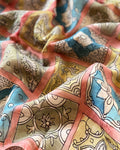 BL-V02536 Mosaic Silk Kalamkari