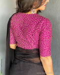 BL-F44486 Purple Cutwork Blouse