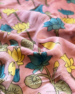 BL-V02534 Lilac Silk Kalamkari