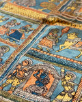 BL-V02541 Blue Silk Kalamkari