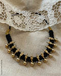 AS-V02703 Silver thread Mala