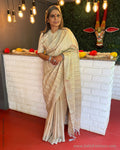 EE-V01110 Tussar Emb Sari