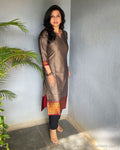 EE-V02152 Beige Karnataka Cotton