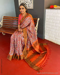 EE-V03157 Mosaic Tussar Sari