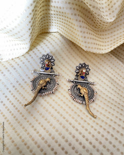 AS-V07031 Pearl Silver Earring
