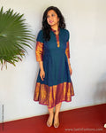 EE-V034781 Peacock Blue Dress