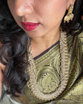 AJ-V04267 Pearl Kasu Mala