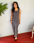 EE-V04616 Black Ajrakh Suit