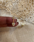 AG-V04297 Pearl Gold Earring