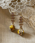 AG-V04292 Gold Yellow Earring