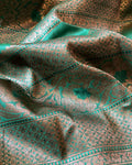 BL-V03551 Green Banarsi Blouse