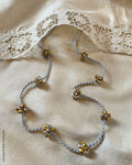 AJ-V04240 Silver Ghunghuroo Mala